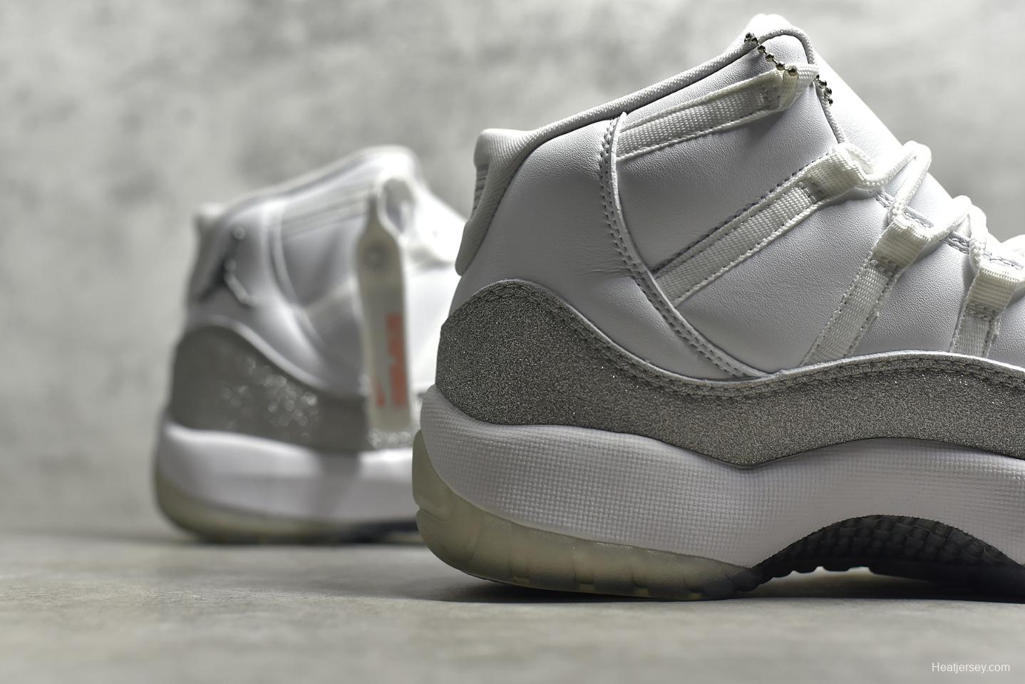 Jordan 11 Retro White Metallic Silver