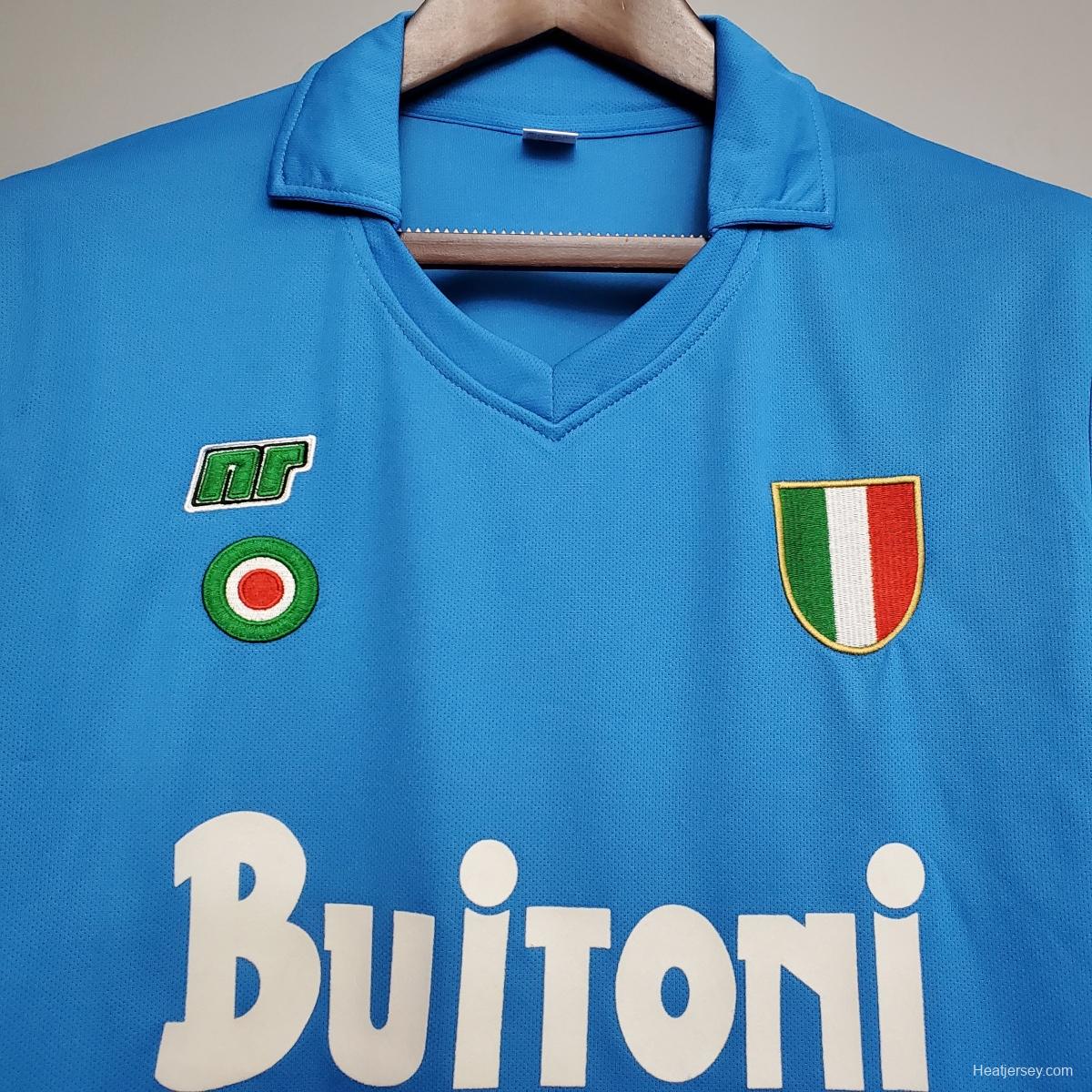 Retro Napoli 87/88 home Soccer Jersey