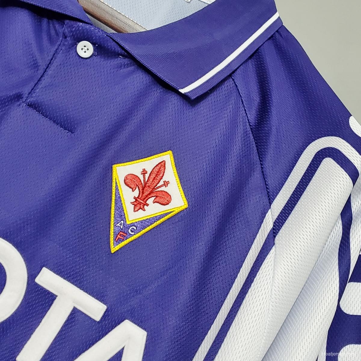 Retro 99/00 Fiorentina home Soccer Jersey