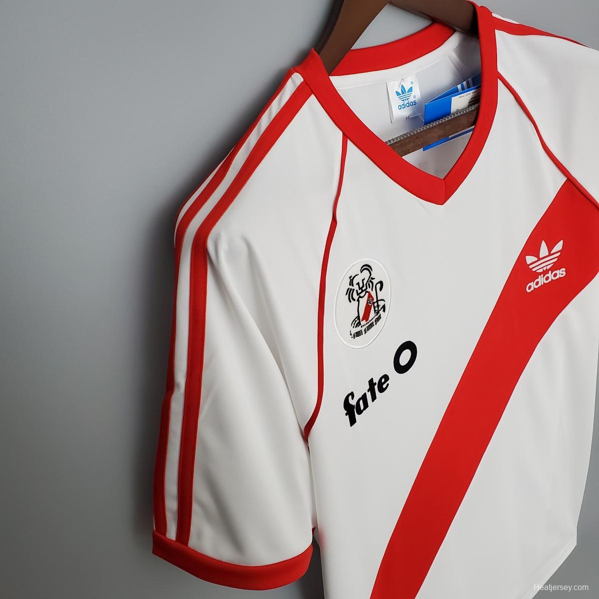 Retro 1986 River Plate home Soccer Jersey