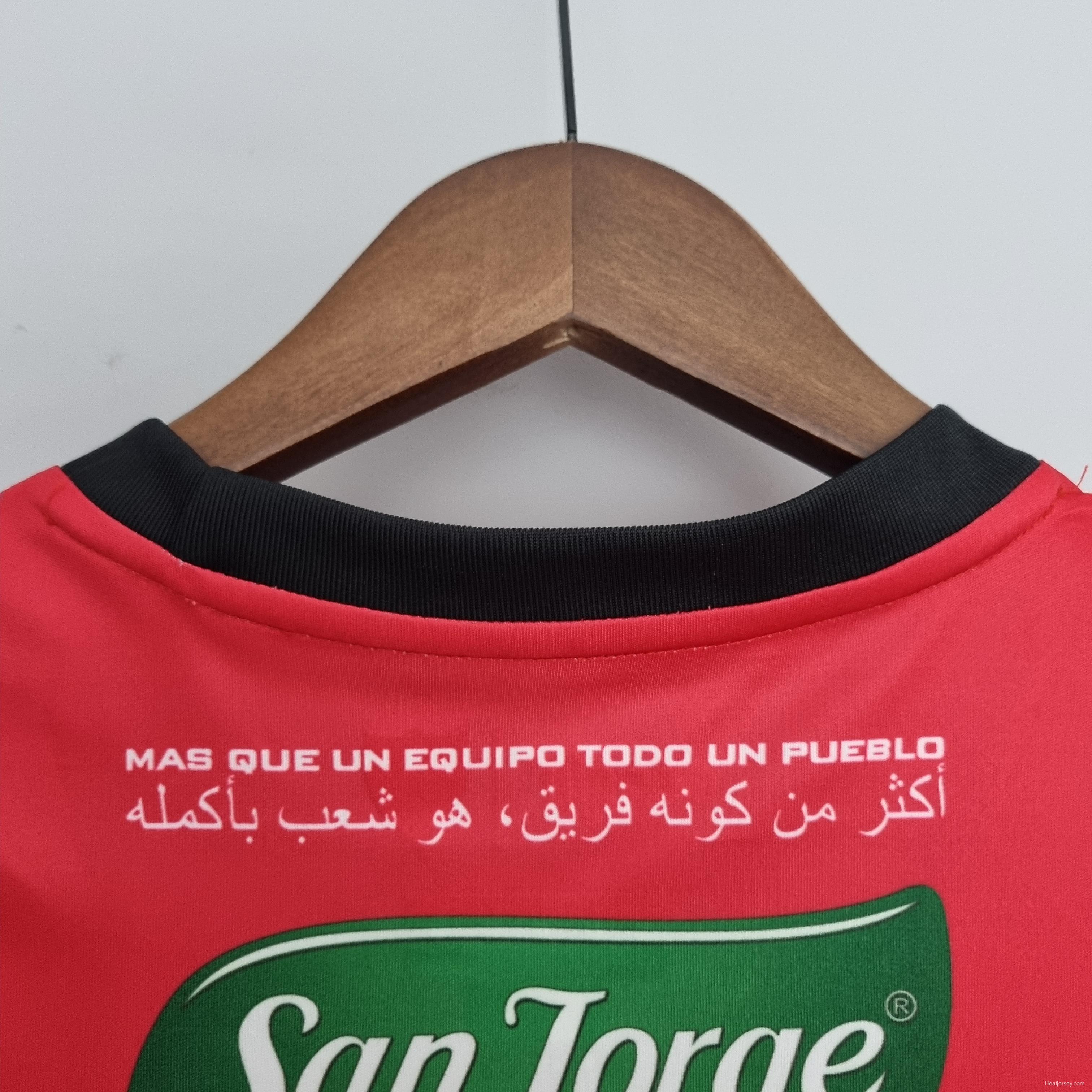 22/23 Deportivo Palestino Red Soccer Jersey