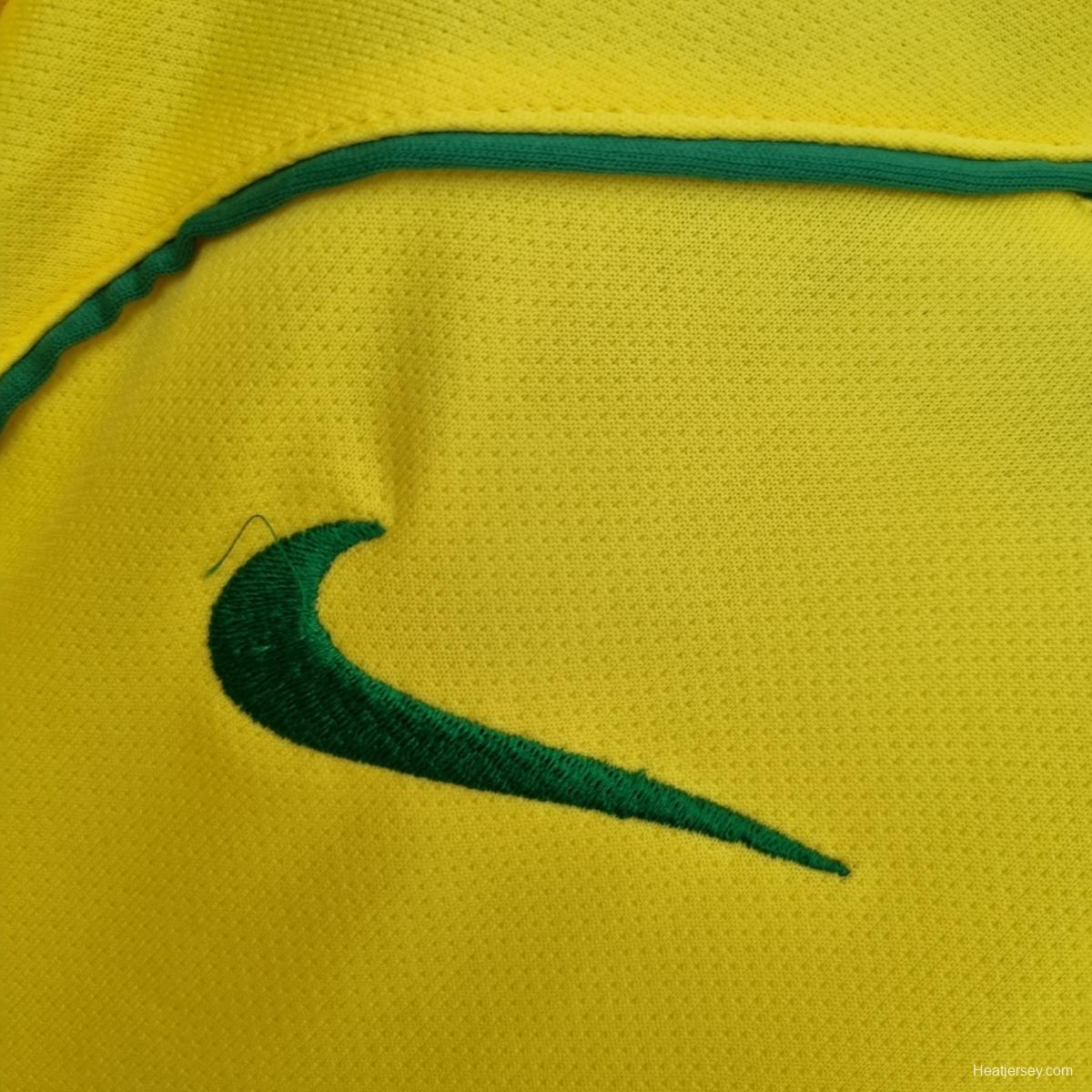 Retro 2004/06 Brazil Soccer Jersey