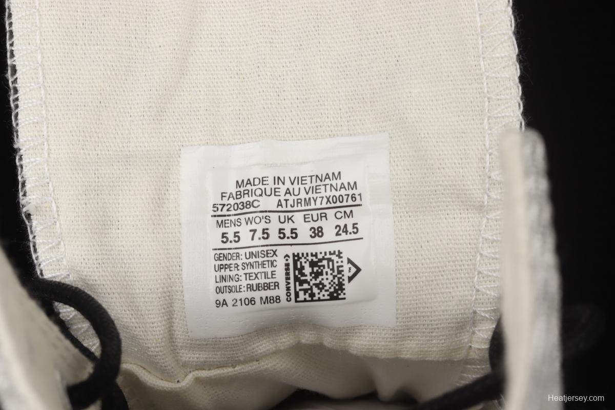 Converse Chuck Taylor All Star Converse silver flash high top casual board shoes 572038C