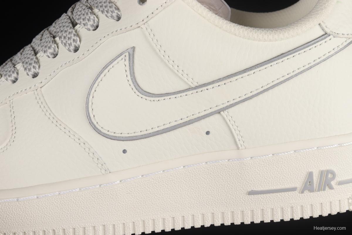 Kith x NIKE Air Force 1'07 Low Rice Silver New York Limited Starry Low-Top Casual Sneakers NY2022-017