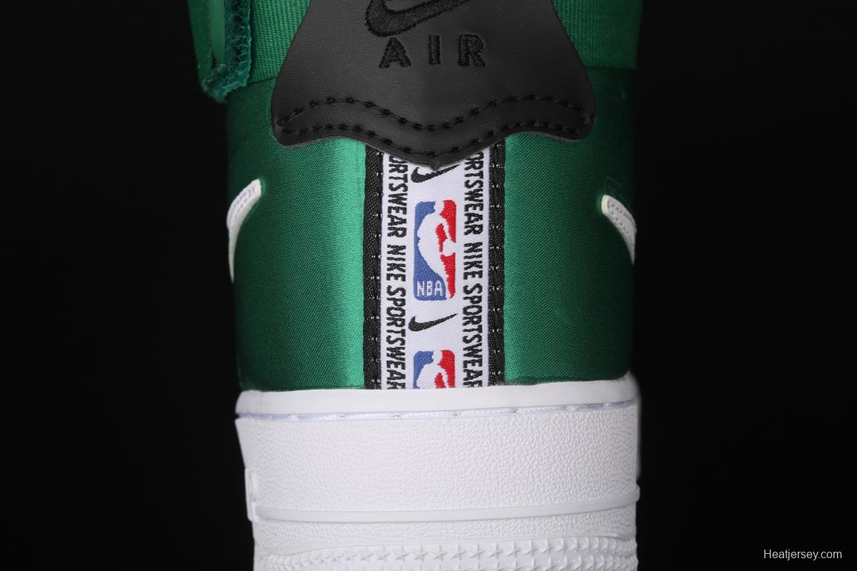 NIKE Air Force 1 High LV8 NBA joint name silk stitching high-top casual board shoes BQ4591-100