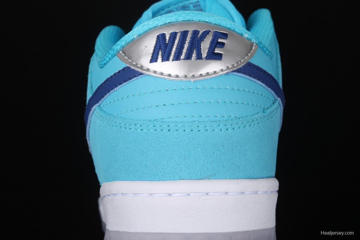 NIKE SB DUNK Low Pro sky blue wool-like low-top casual board shoes BQ6817-400