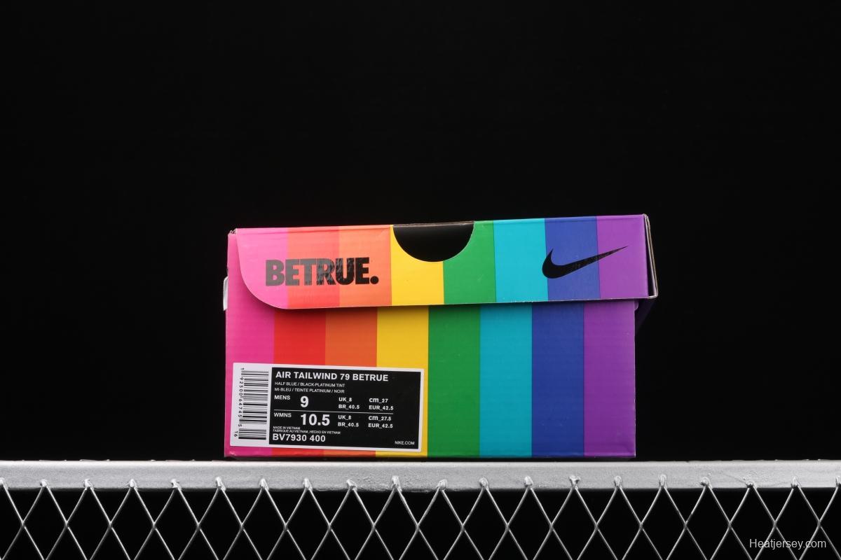 NIKE Air Tailwind 79 Betrue pride month rainbow retro running shoes BV7930-400