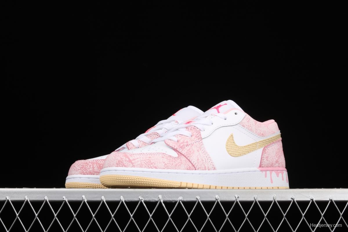 Air Jordan 1 Low GS low-top ice cream low-top basketball shoes CW7104-601