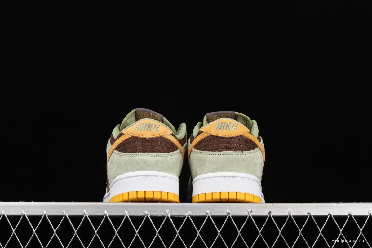 NIKE SB DUNK Low Prm green brown orange SB rebound fashion casual board shoes DH5360-300