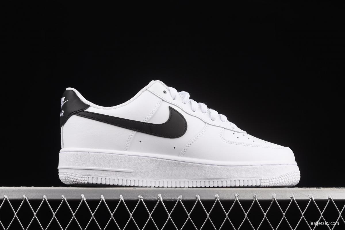 NIKE Air Force 1o07 Low AN20 classic white and black low-top casual board shoes CT2302-100