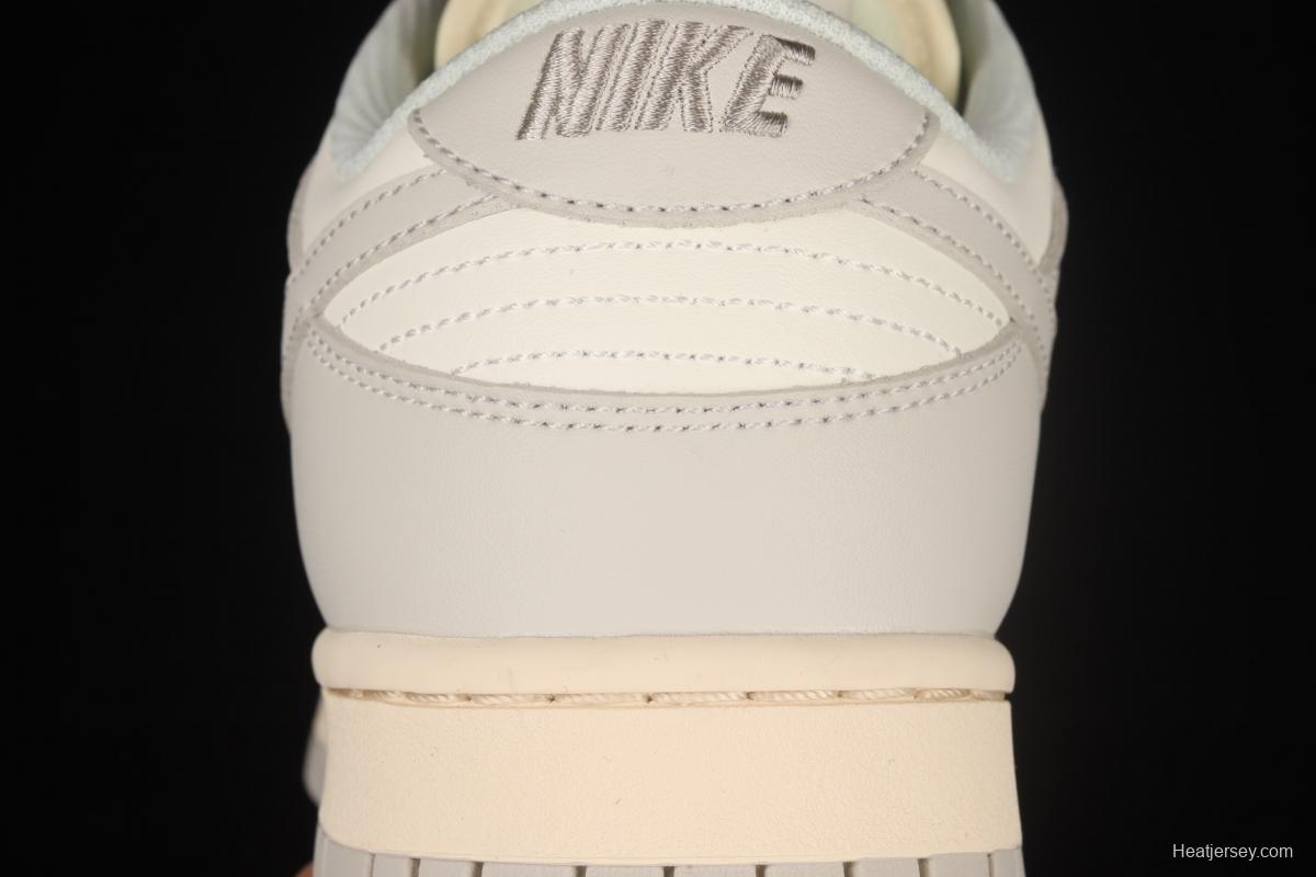 NIKE DUNK Low bone white color SB buckle rebound fashion leisure board shoes DD1503-107