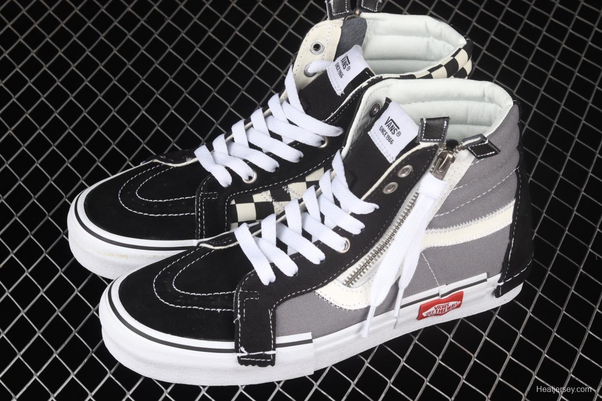 Vans SK8-Hi Reissue Ca Vance deconstructs and splices VN0A3WM1603 of high-top vulcanized shoes