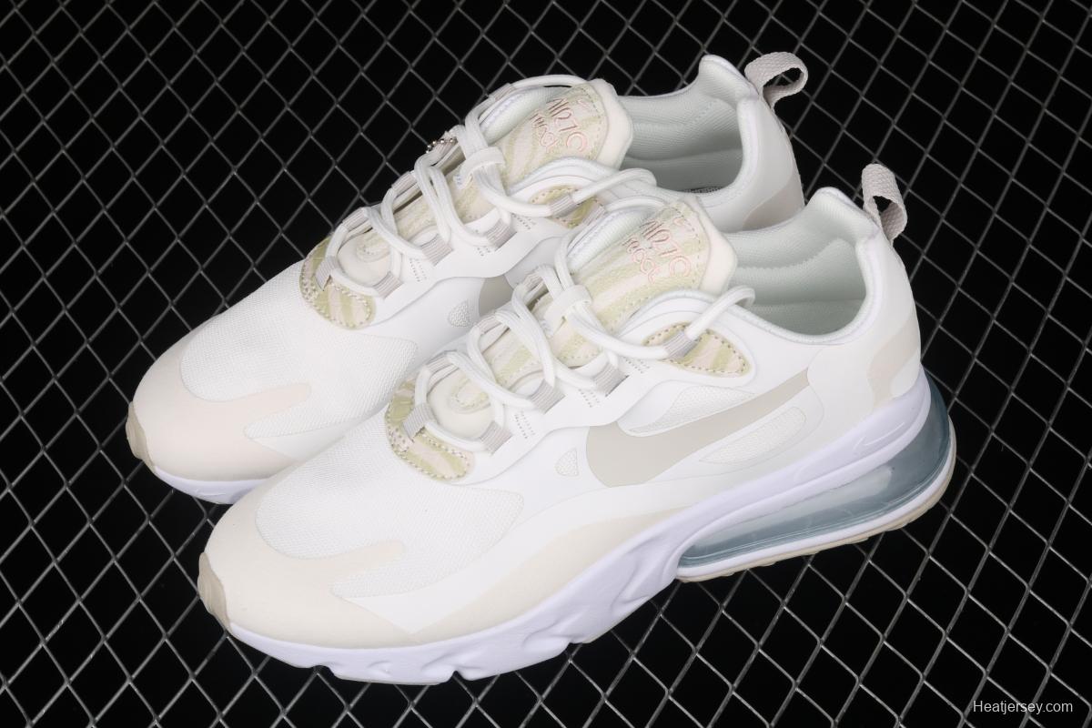 NIKE Air Max 270React new high-frequency mesh function half-palm air cushion running shoes CV8815-100