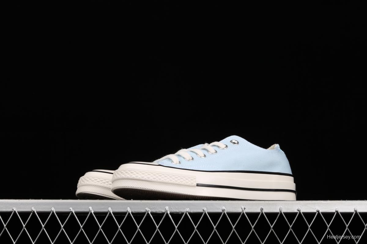 Converse Chuck 70s summer new color water blue new color matching low upper casual board shoes 570789C