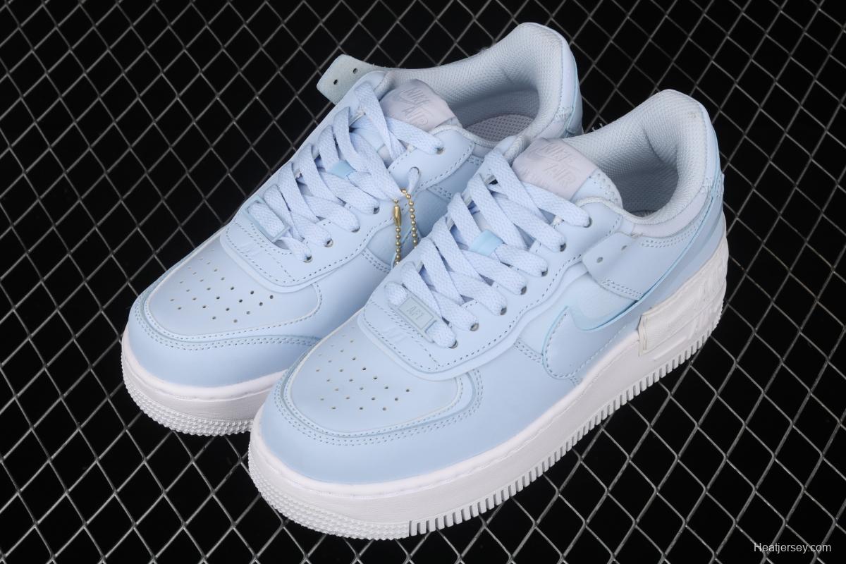 NIKE Air Force 1 ShAdidasow light weight heightened low-top board shoes CV3020-400