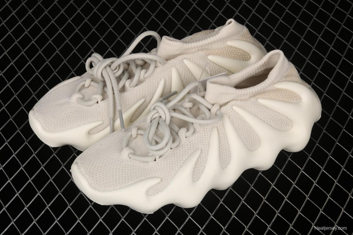 Adidas Yeezy 450 Cloud White H68038 Darth Justin Bieber the same beige white knitted sock shoes