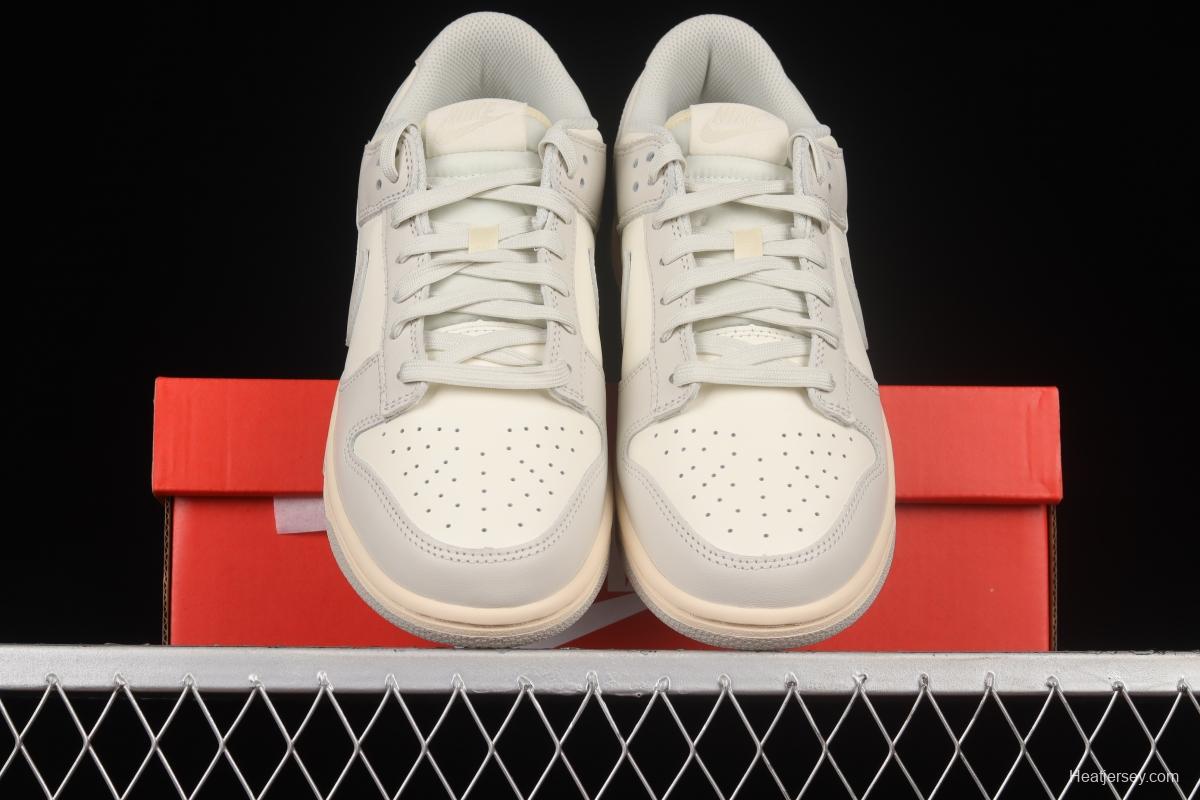 NIKE DUNK Low Bone White Color Matching SB Buckle Backboard Fashion Casual Sneakers DD1503-107