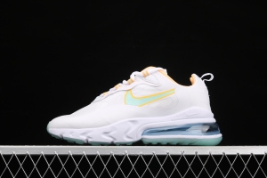 NIKE Air Max 270React new high frequency mesh hollowed-out half-palm air cushion running shoes DJ3027-100