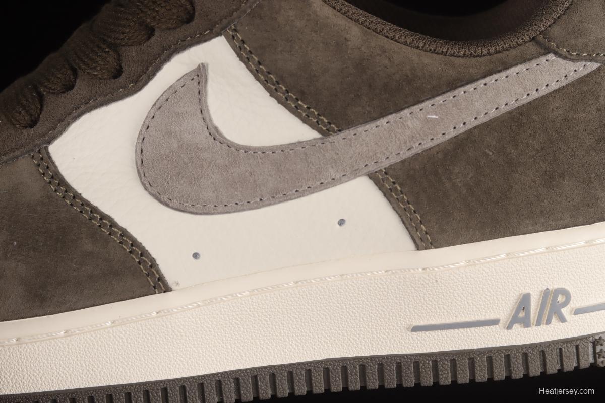 NIKE Air Force 1'07 Low Gray Brown Color Low Top Casual Sneakers TU6995-396