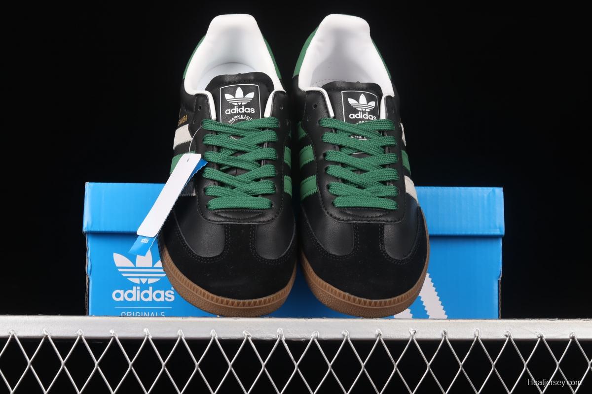 Adidas Samba Vegan FW2429 clover leisure board shoes