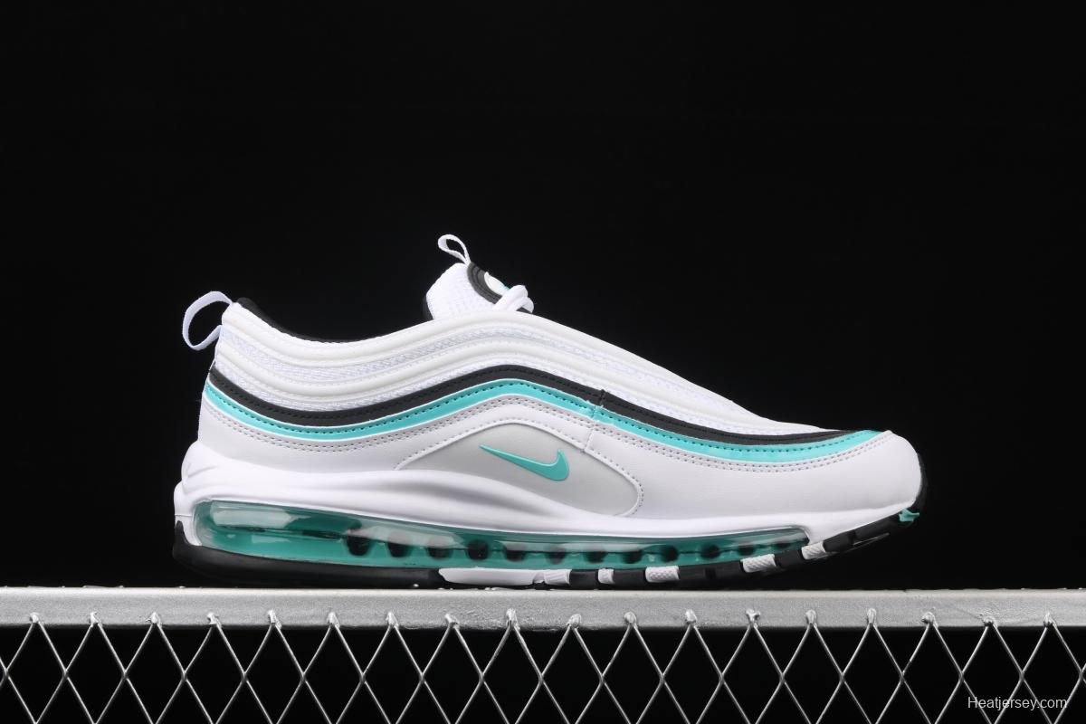 NIKE Air Max 97 White and green bullet air cushion running shoes CZ3574-130