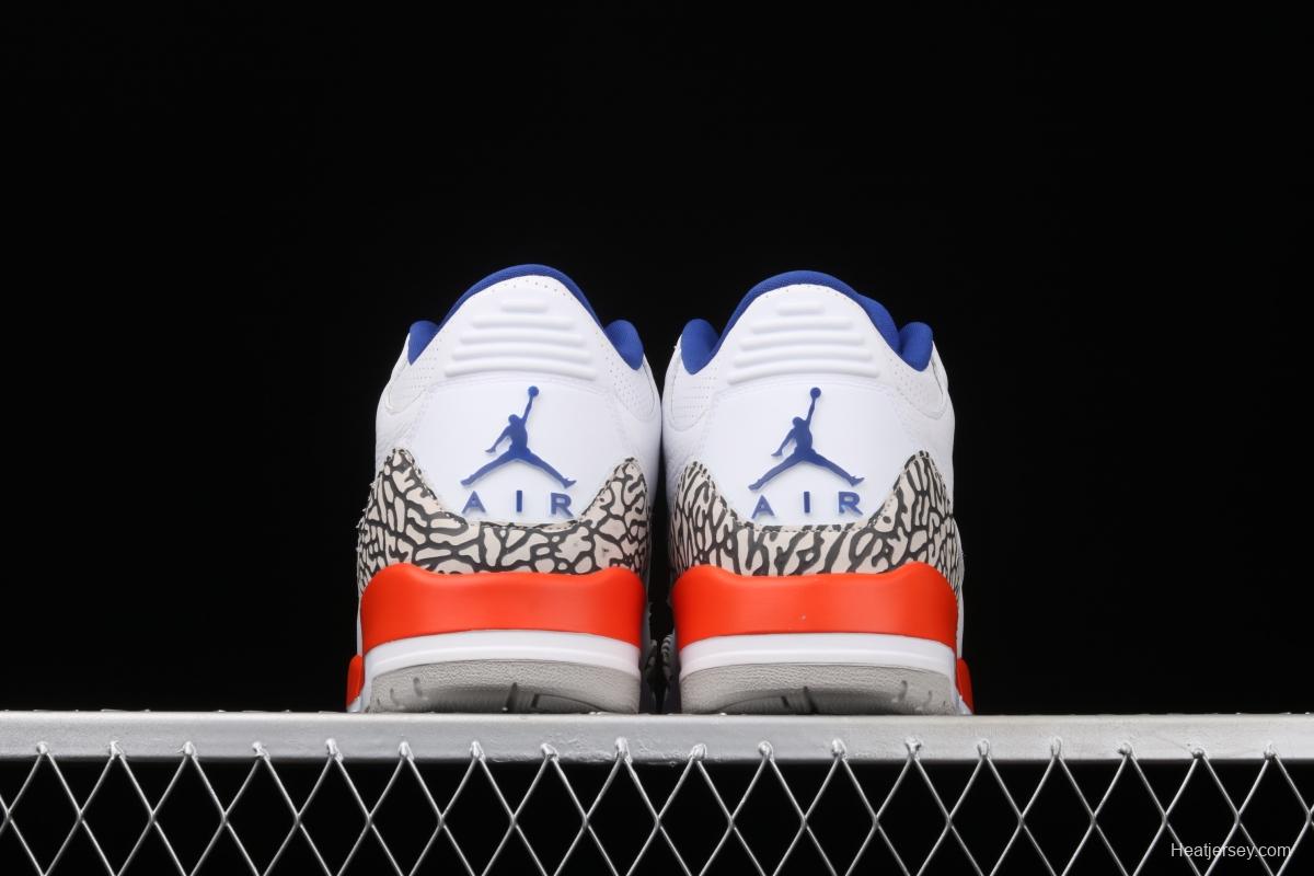 Air Jordan 3 Retro Knicks AJ3 Joe 3 Knicks color match 136064-148