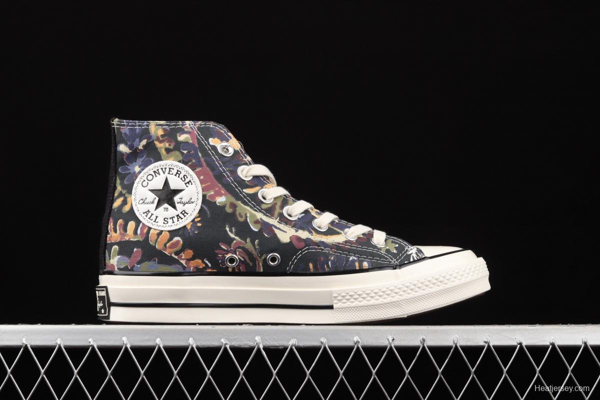 Converse Chuck 70 series cashew flower high top casual board shoes 572546C