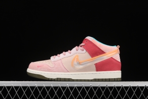 Social Status x NIKE SB DUNK High Pro QS joint style jelly hook high-top casual board shoes DJ1173-600