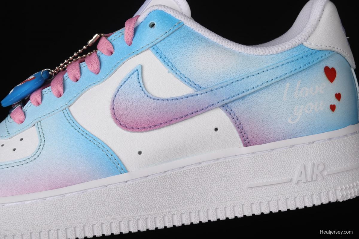 NIKE Air Force 11607 Low Valentine's Day Limited colorful low upper shoes CW2288-111,