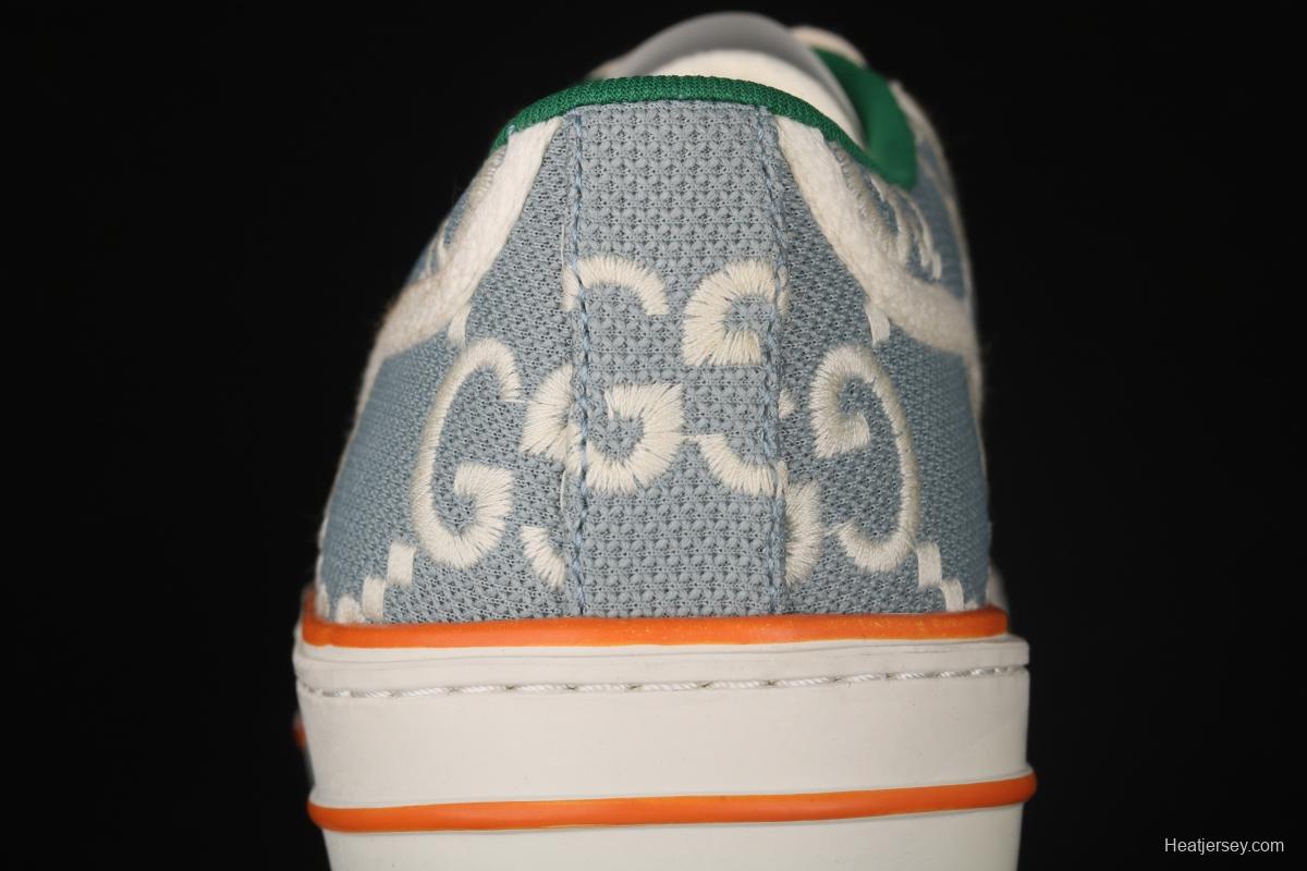 Gucci Tennis 1977 Print Sneaker canvas printed retro leisure sports board shoes