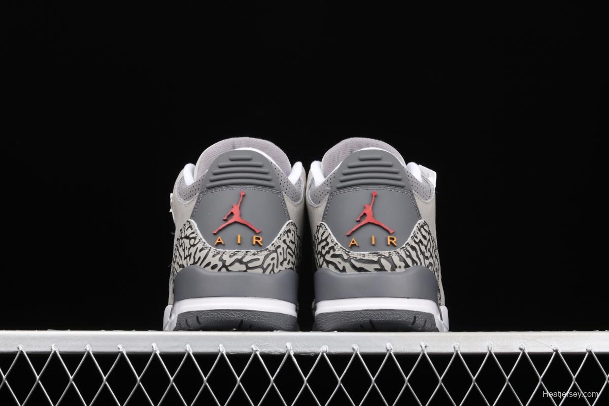 Air Jordan 3 Cool Grey AJ3 Joe 3 Wolf CT8532-012