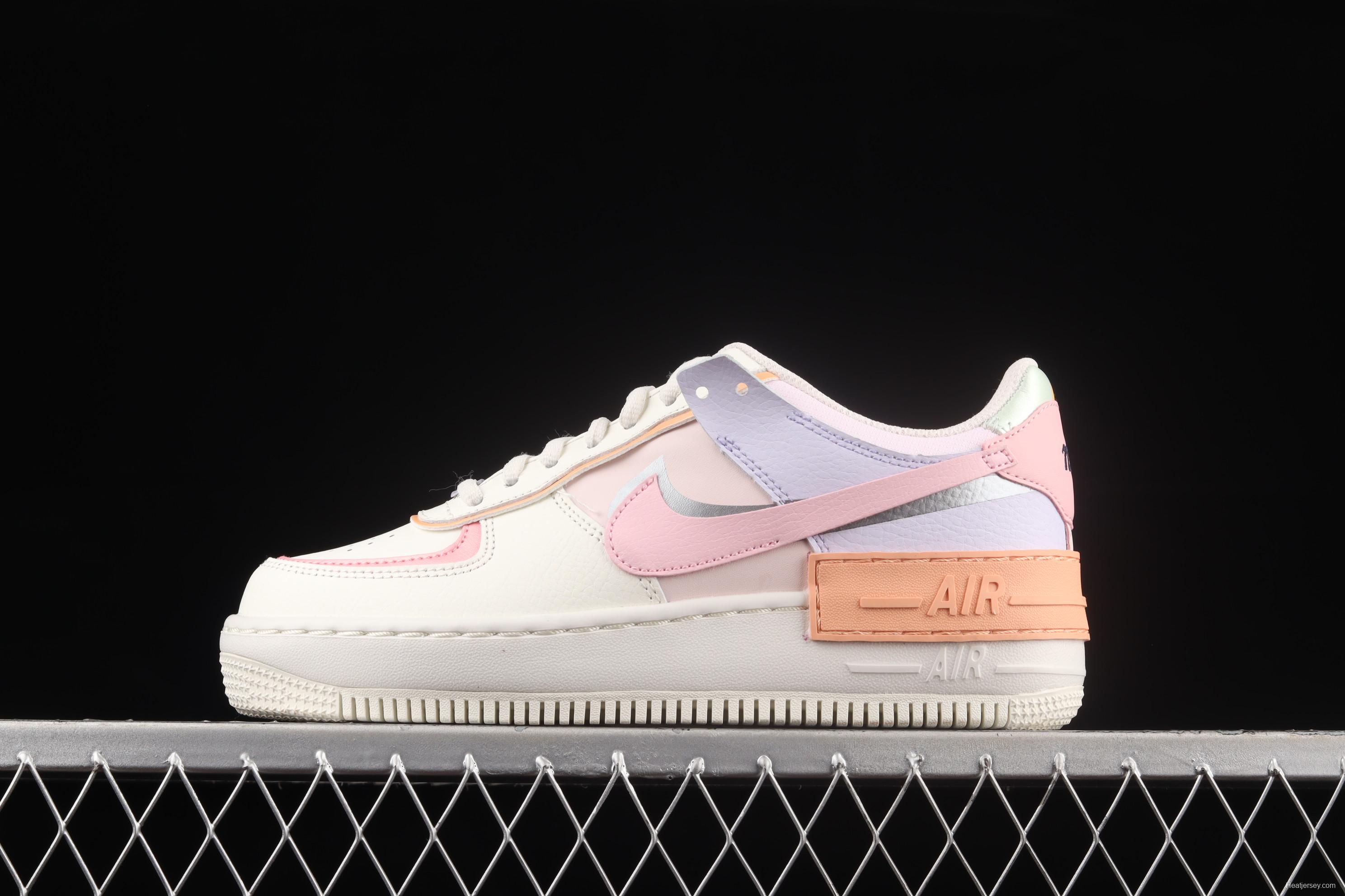 NIKE Air Force 1 ShAdidasow light weight heightened low-top board shoes CI0919-111,