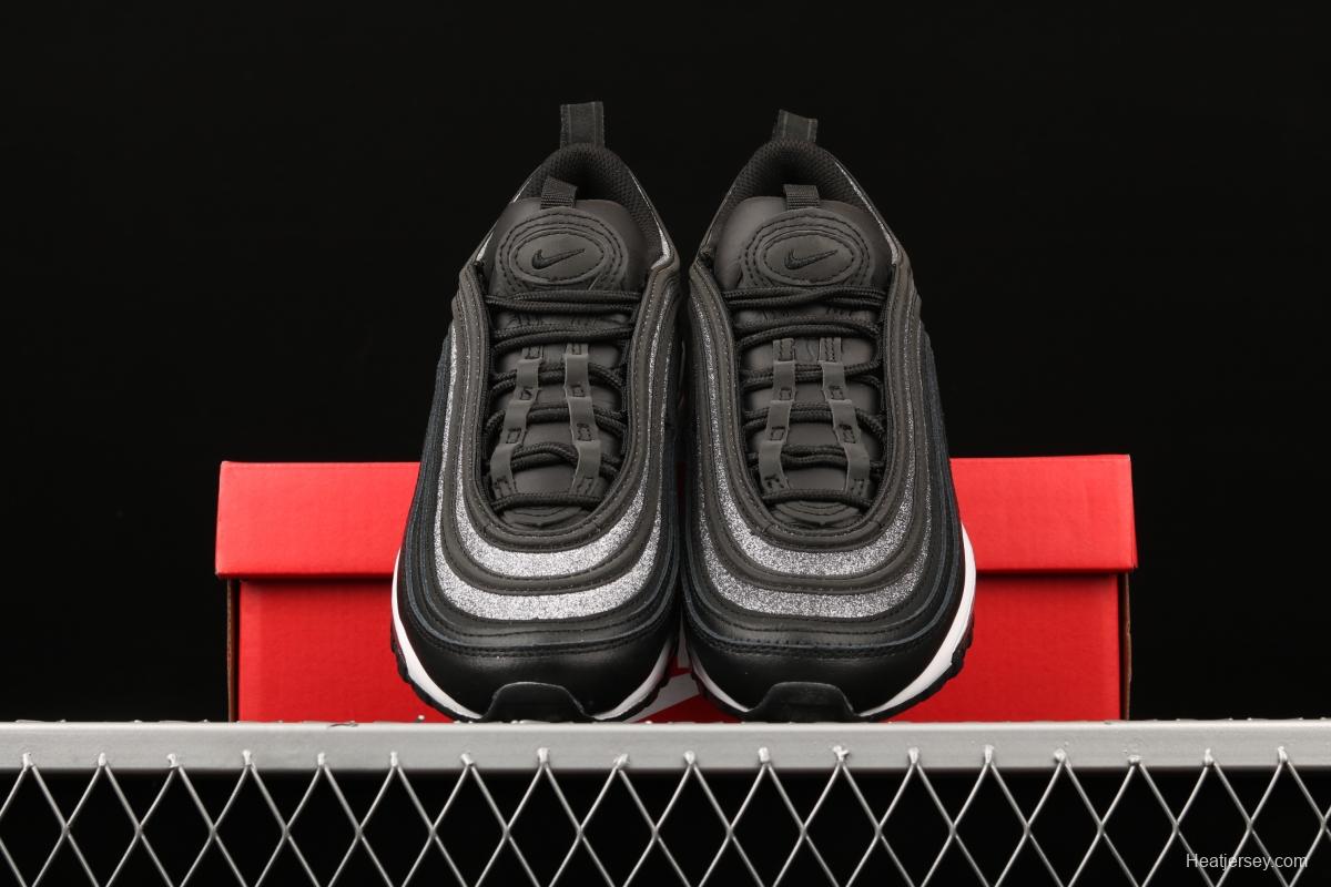 NIKE Air Max 97 Premium Welcomes Silver Mesh Uppers air cushion running shoes AT0071-002