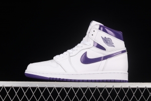 Air Jordan 1 High OG Court Purple White and Purple CD0461-151