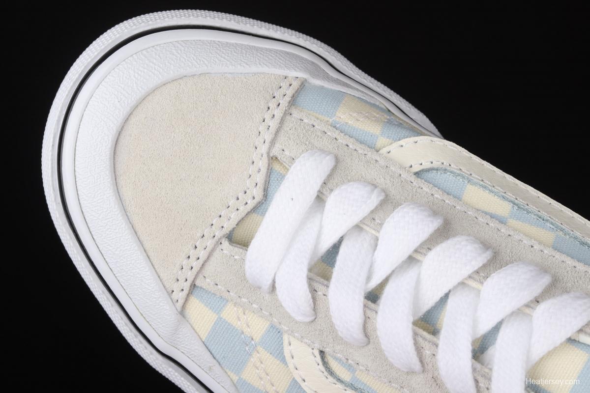 Vans Style 36 Decon SF Vance blue-gray half-moon Baotou vulcanized canvas shoes VN0A3MVLK0A