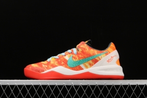 NIKE Zoom Kobe VIII Kobe Bryant eighth generation dazzling color matching lightweight basketball shoes 587580-800