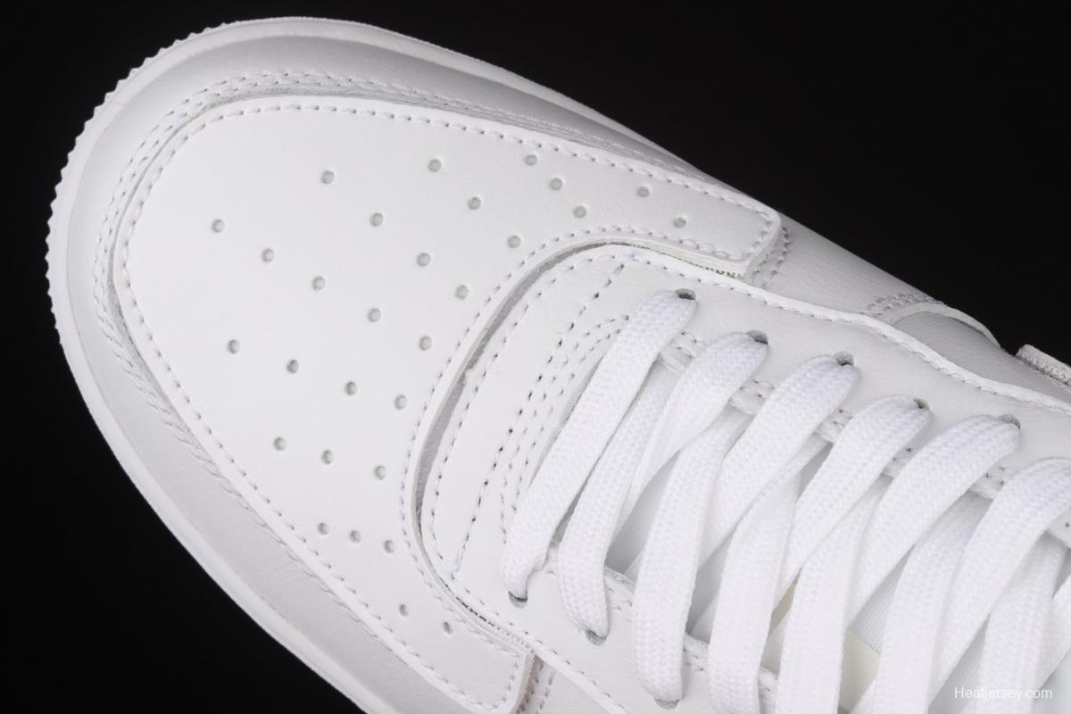 NIKE Air Force 1x 07 Low (GS) White removable Velcro low-top casual board shoes DB2812-100