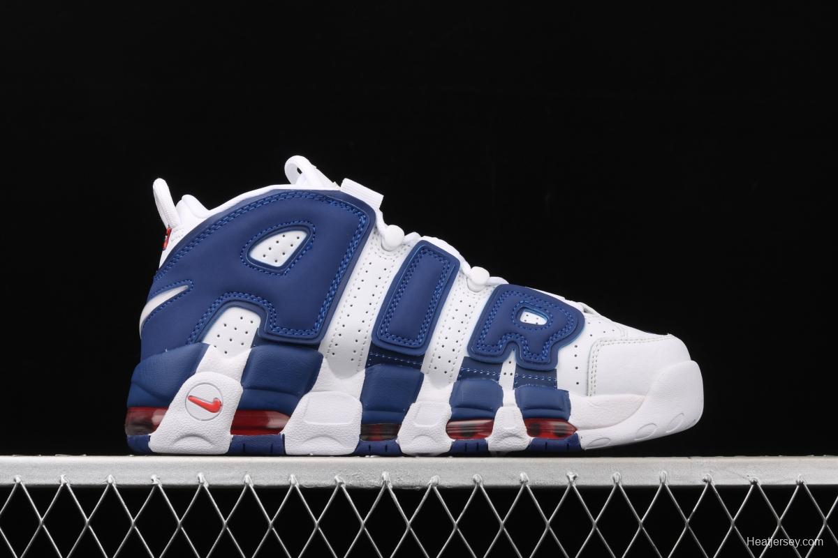 NIKE Air More Uptempo 96 QS Pippen original series classic high street leisure sports basketball shoes 921948-101