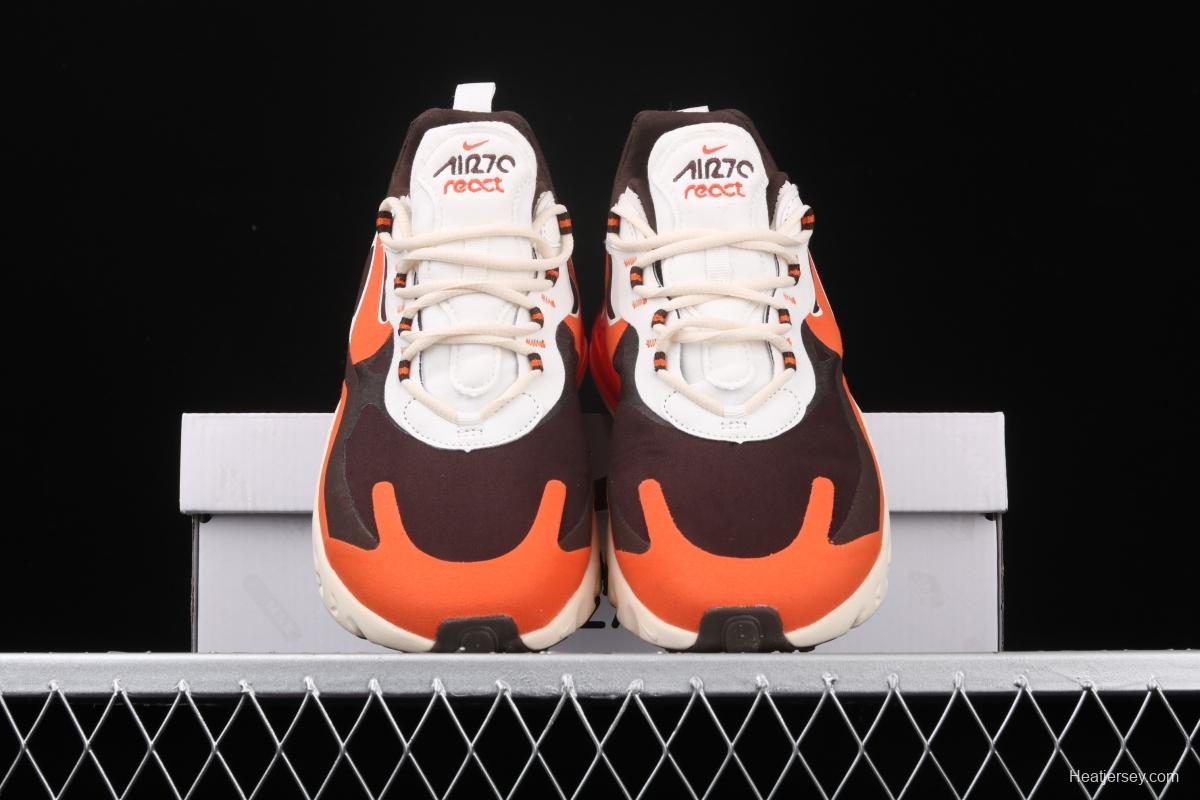 NIKE Air Max 270React new high-frequency mesh function half-palm air cushion cushioning running cloth shoes CT2864-300