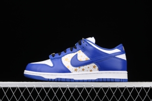 Supreme x NIKE SB DUNK Low joint style leisure sports skateboard shoes DH3228-100