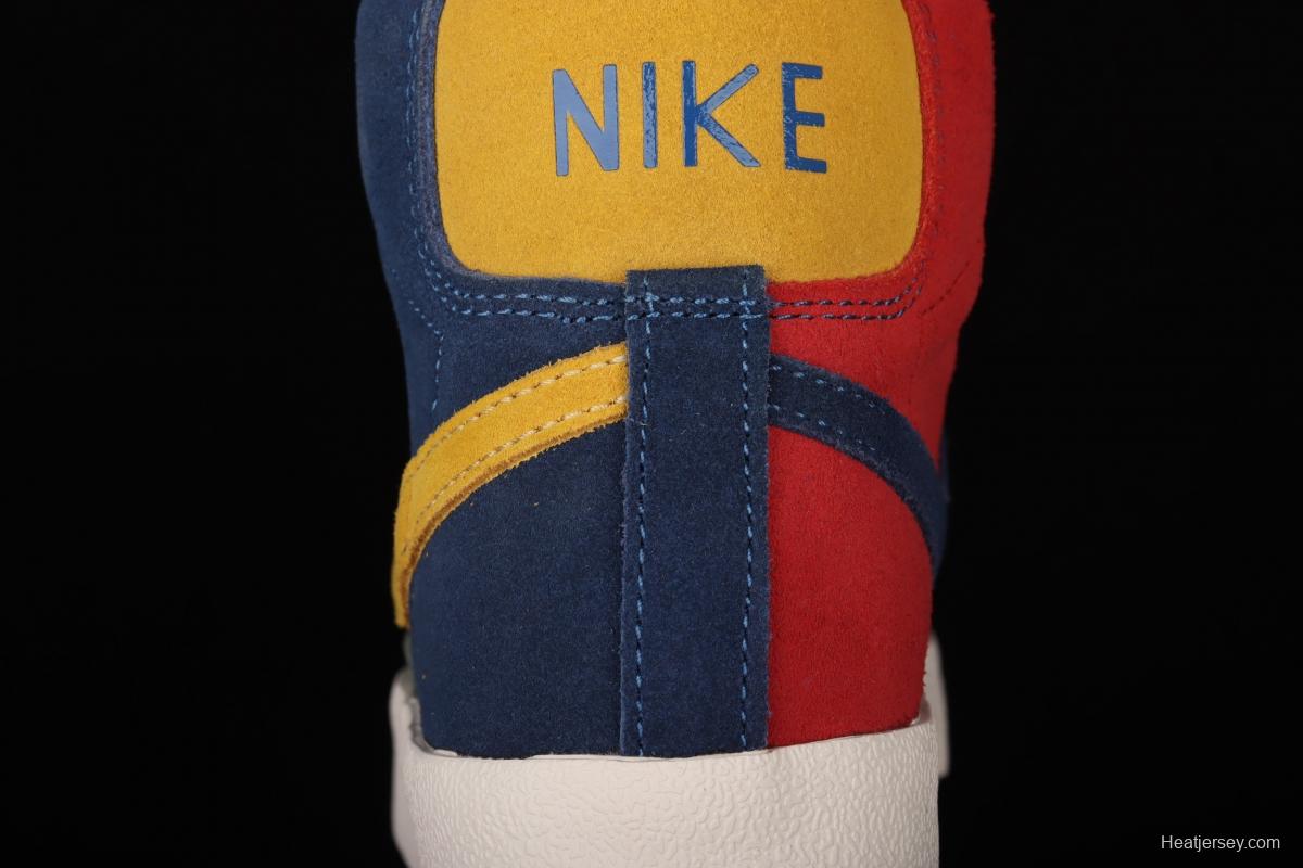 NIKE Blazer Mid'77 Vntg We Suede spliced Yuanyang high-top casual board shoes DC9179-476