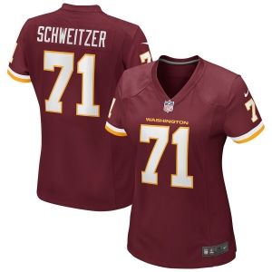 Women's Wes Schweitzer Burgundy Player Limited Team Jersey