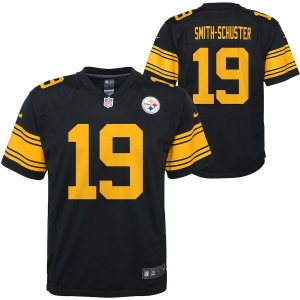 Men's JuJu Smith-Schuster Black Rush Player Limited Team Jersey