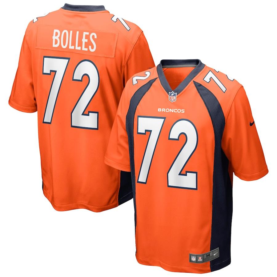 Men's Garett Bolles Orange Player Limited Team Jersey