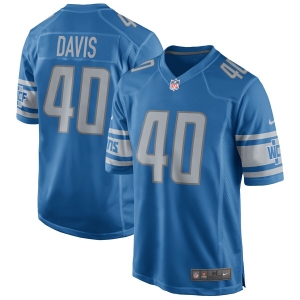 Men's Jarrad Davis Blue Player Limited Team Jersey