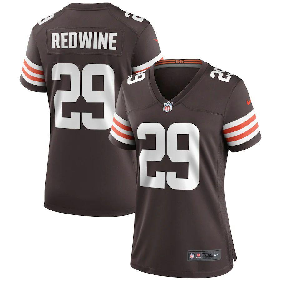 Women's Sheldrick Redwine Brown Player Limited Team Jersey