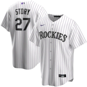 Men's Trevor Story White Home 2020 Player Team Jersey