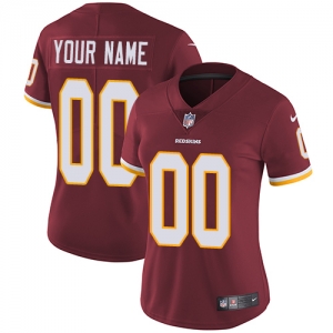 Women's Burgundy Customized Game Team Jersey