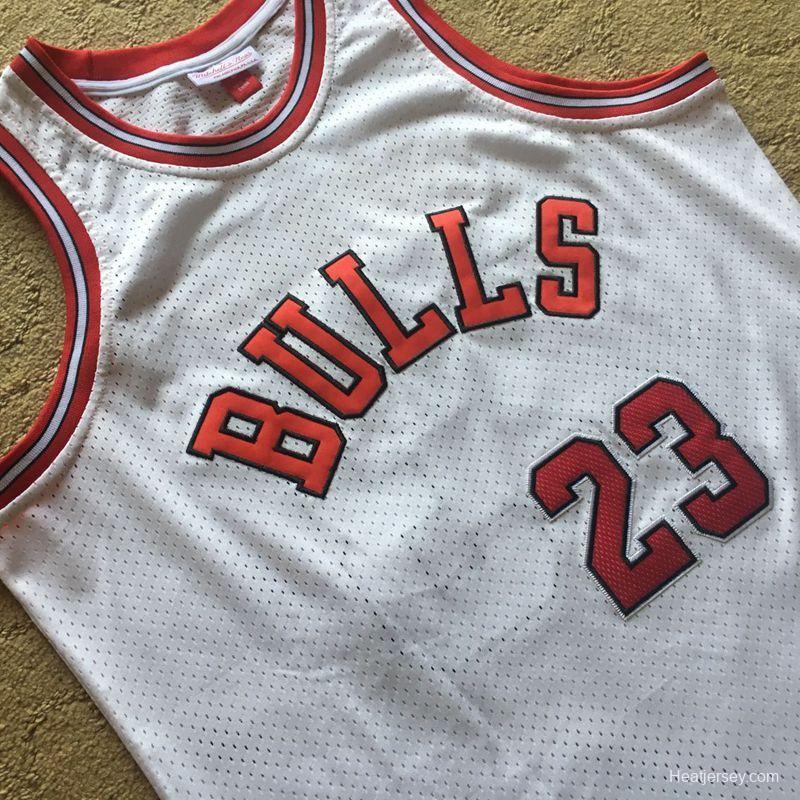 Men's Michael Jordan White Retro Classic Team Jersey