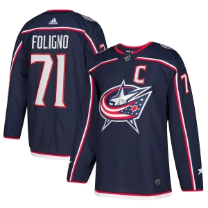 Youth Nick Foligno Navy Player Team Jersey